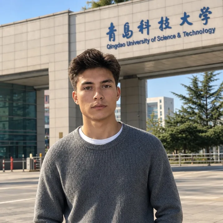 Odissei F. 在 青岛科技大学 校园