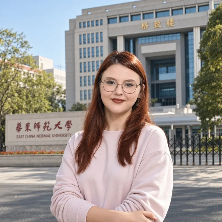 Sofia S. 在 华东师范大学 校园
