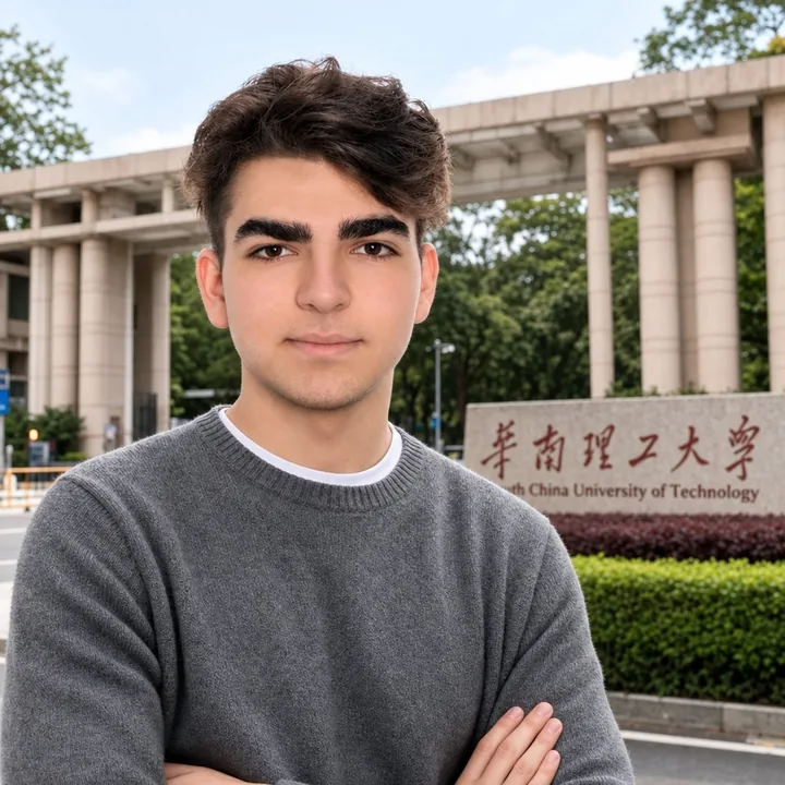 Viacheslav K. 在 华南理工大学 校园